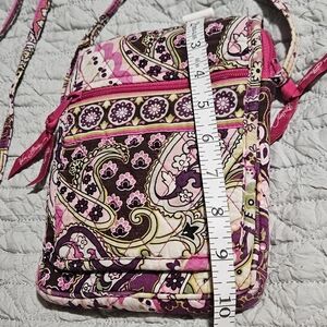 Vera Bradley Pink and Purple Crossbody Bag